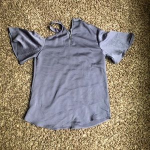 Flowy silk top